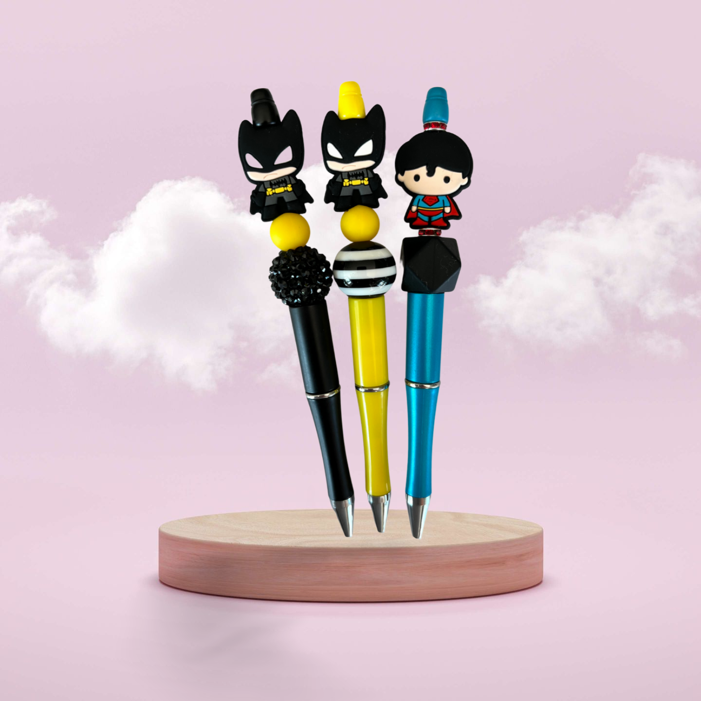 Character Beaded Bat Boy Pen~Super Boy Pen