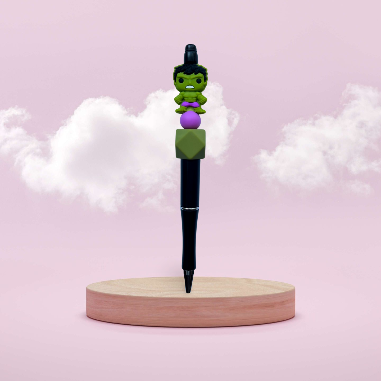 Character Beaded Hulk Pen