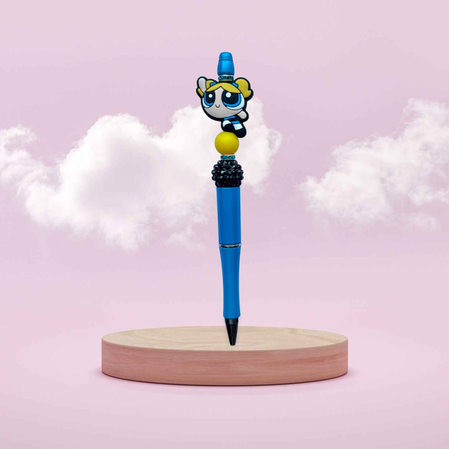 Character Beaded Power Puff Girl Pen